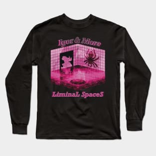 Igor & More Tarantula Liminal Spaces Pink Long Sleeve T-Shirt